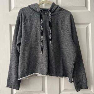 Calvin Klein sz XXLshort, rawedge, woman's hoodie.